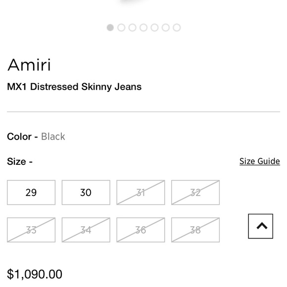 mike amiri mx1 distressed skinny jeans - Picture 7 of 7